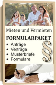 Formularpaket Miete und Wohnen